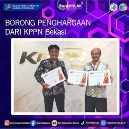 BPS Kabupaten Bekasi borong Penghargaan dari KPPN Bekasi