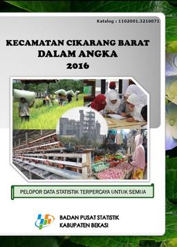 Cikarang Barat Subdistricts In Figures 2016