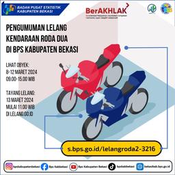 Pengumuman Lelang BPS Kabupaten Bekasi 2024