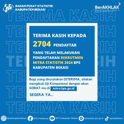 [INFO REKRUTMEN MITRA BPS KABUPATEN BEKASI]